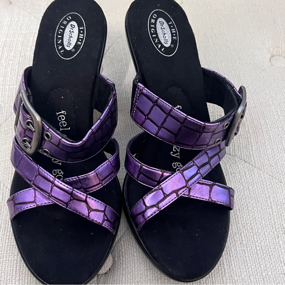 NWOT! Dr. Scholl's Women's Purple Sandals 8M